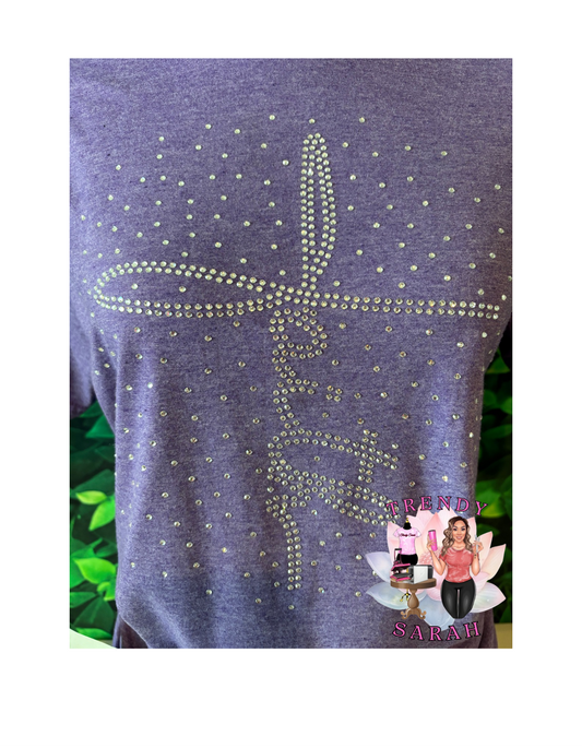 “Faith” Rhinestone shirt