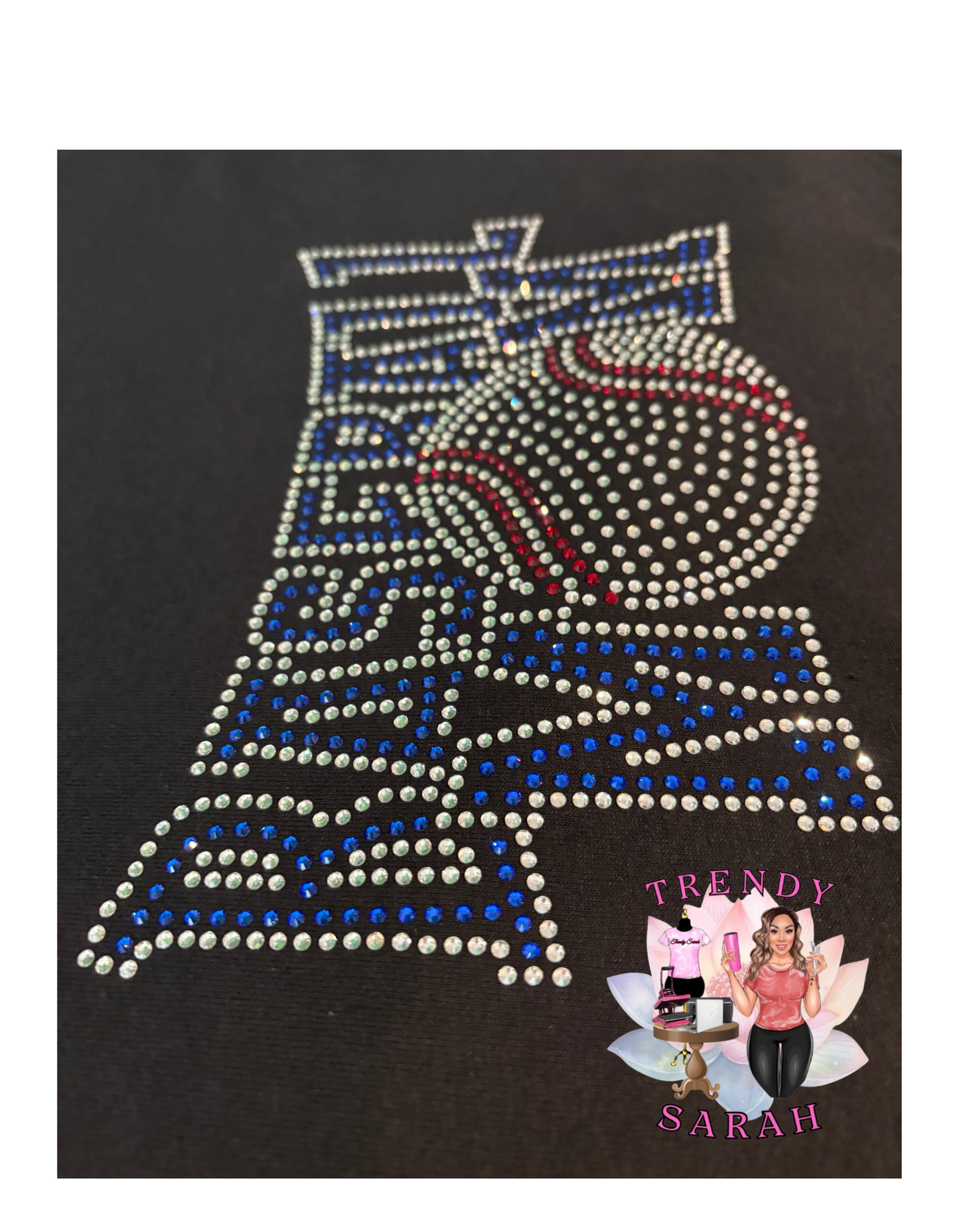 Baseball MOM Rhinestone shirt