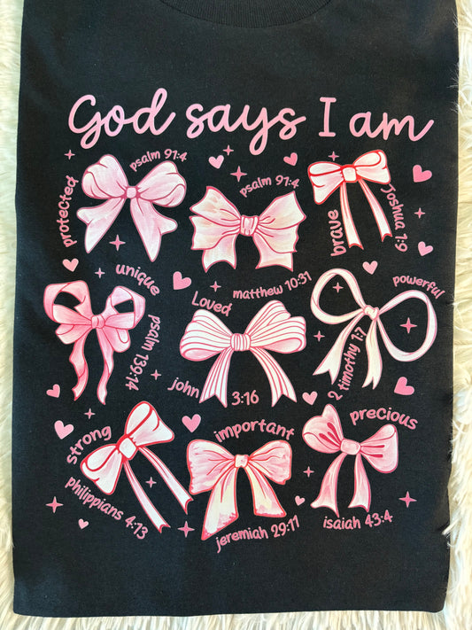 Cute GOD says shirt 🎀